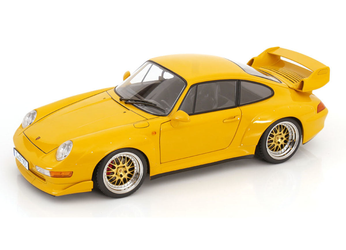 Porsche 911 993 GT2 Coupe galben - 1/12 KK-Scale