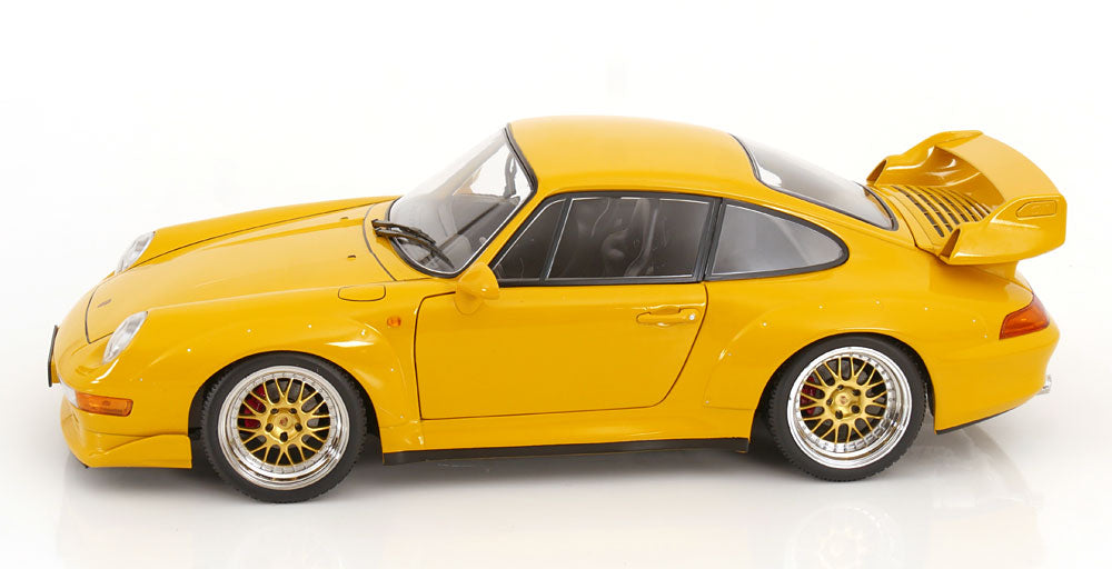 Porsche 911 993 GT2 Coupe galben - 1/12 KK-Scale