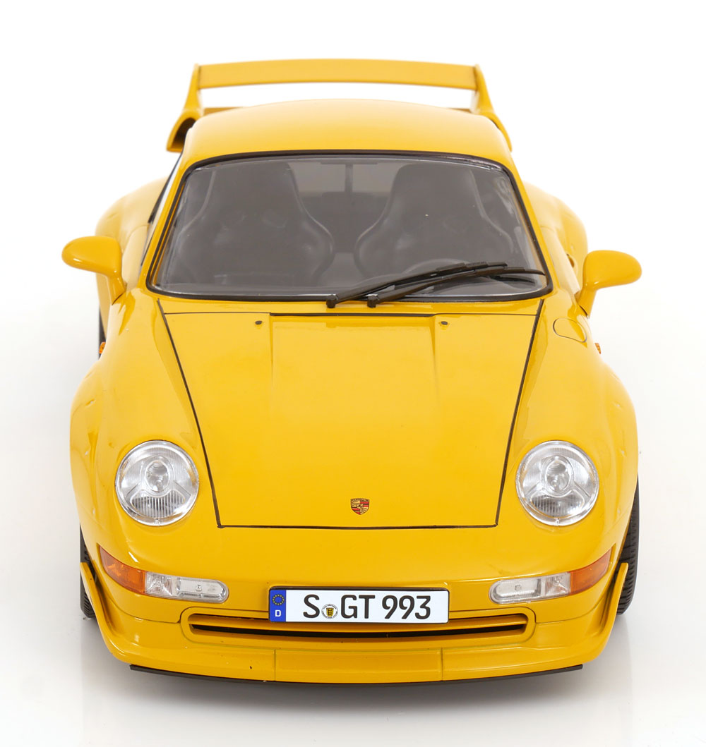 Porsche 911 993 GT2 Coupe galben - 1/12 KK-Scale