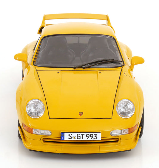 Porsche 911 993 GT2 Coupe galben - 1/12 KK-Scale