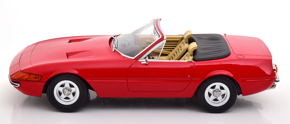 Ferrari 365 GTS/4 1971 rosu cu interior crem - 1/18 KKScale