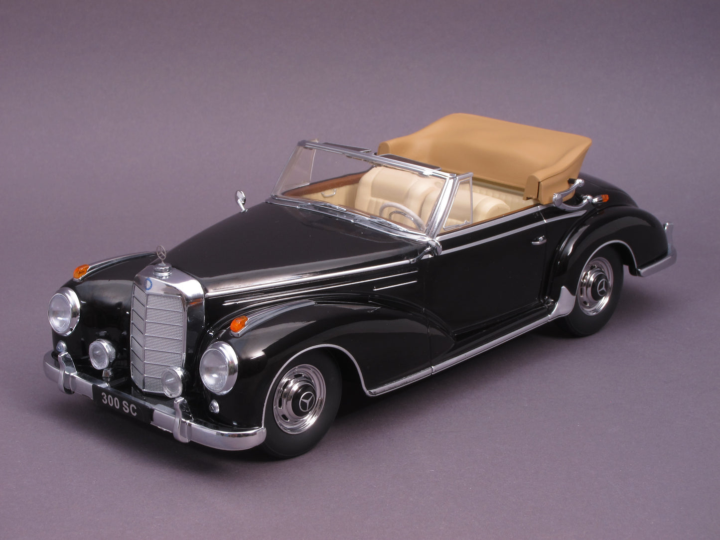 Mercedes-Benz 300 SC Cabriolet W188 1957 negru - 1/18 KK-Scale