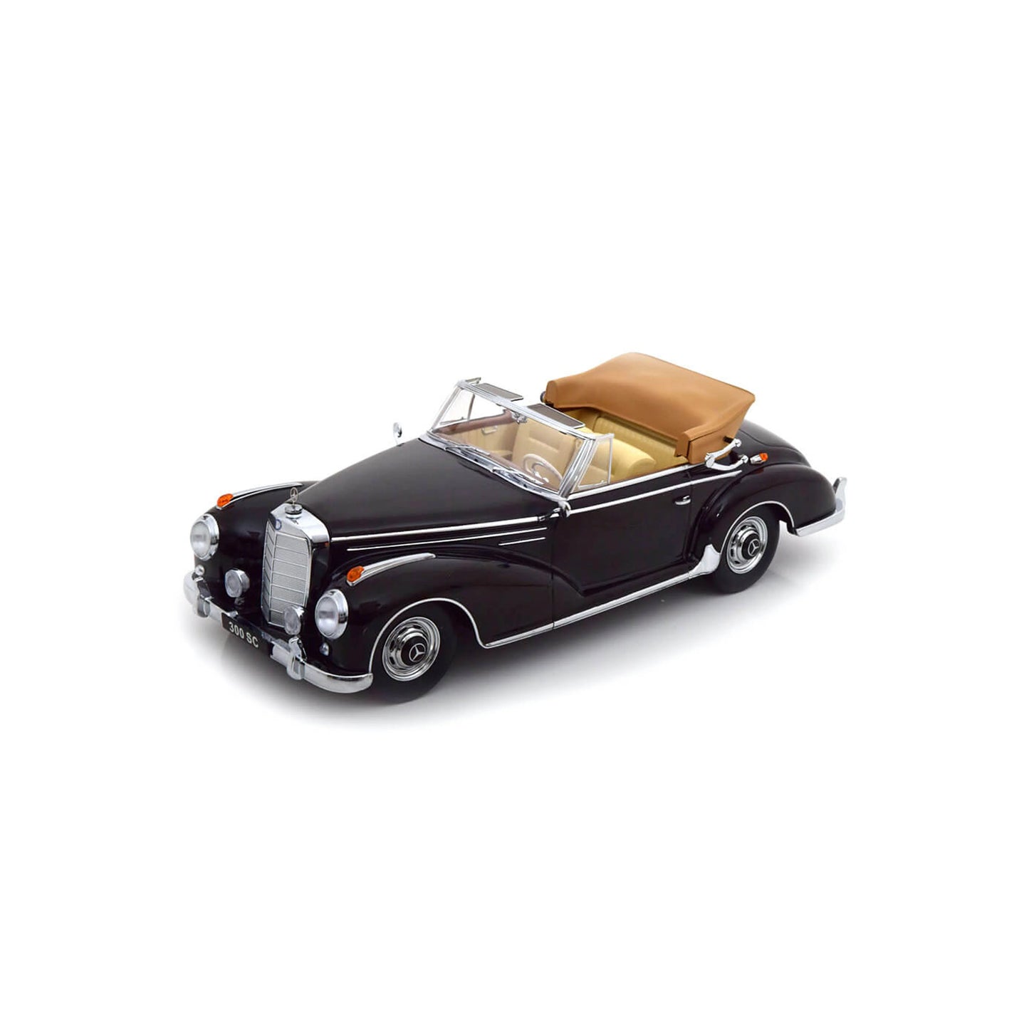 Mercedes-Benz 300 SC Cabriolet W188 1957 negru - 1/18 KK-Scale