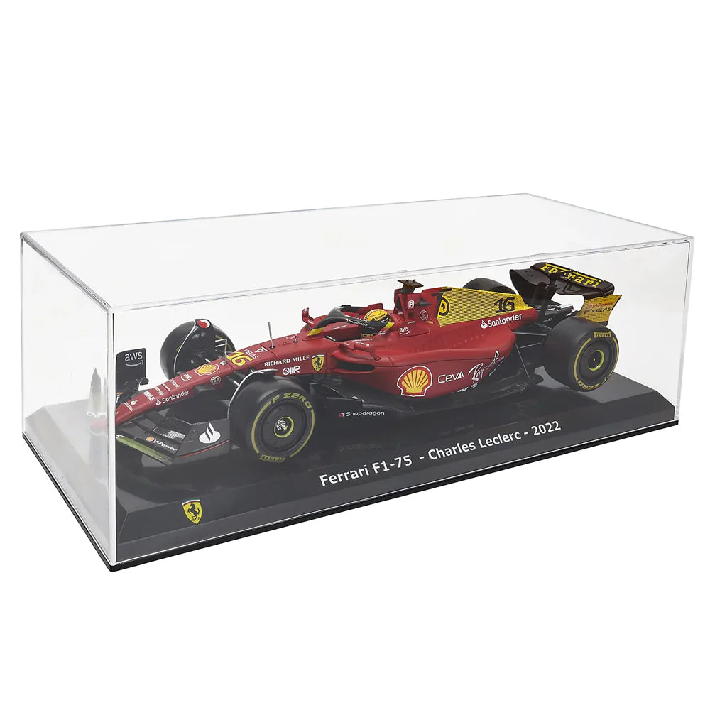 Formula 1 Ferrari F1-75 Charles Leclerc 2022 #16 cu vitrina - 1/24 Altaya