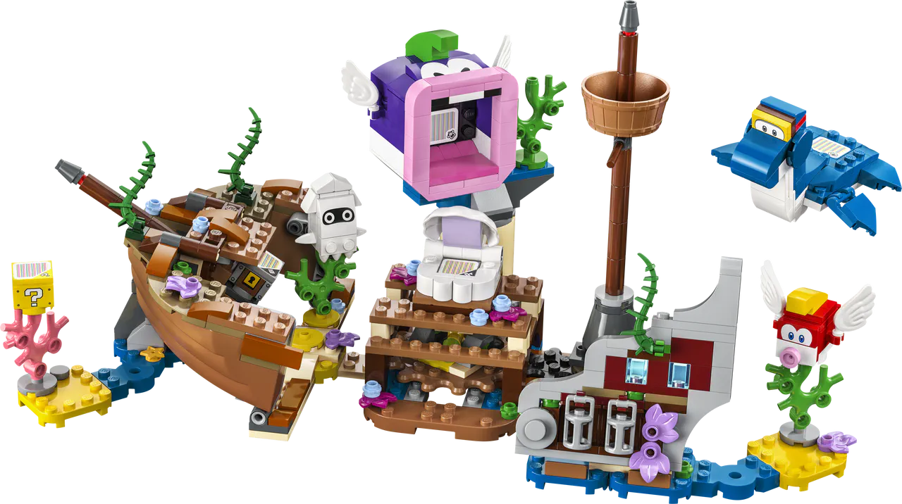 LEGO SUPER MARIO 71432 - Set de extindere - Aventura lui Dorrie la epava scufundata (500 piese)