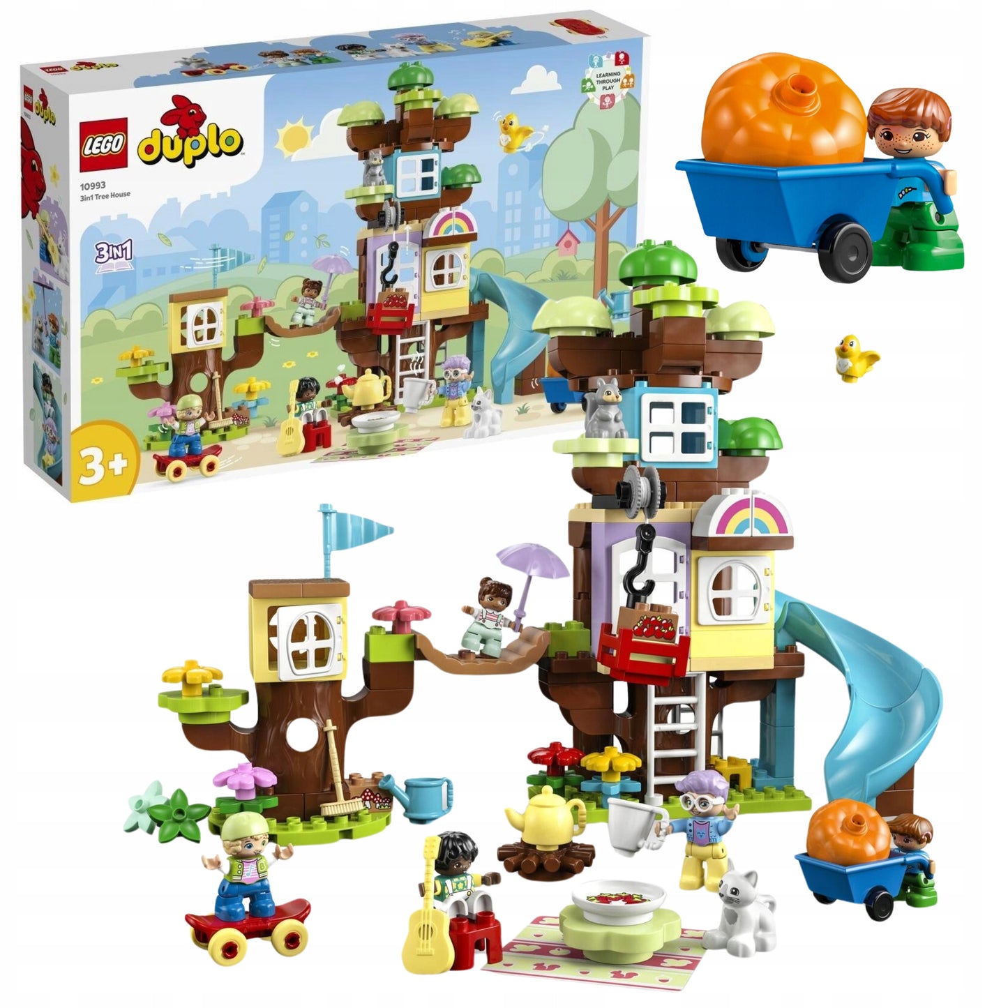 LEGO DUPLO 10993 - Casa din copac 3 in 1  (126 piese)