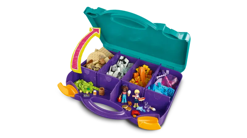 LEGO Friends 42672 - Valiza creativa de plaja si calatorie (188 piese)