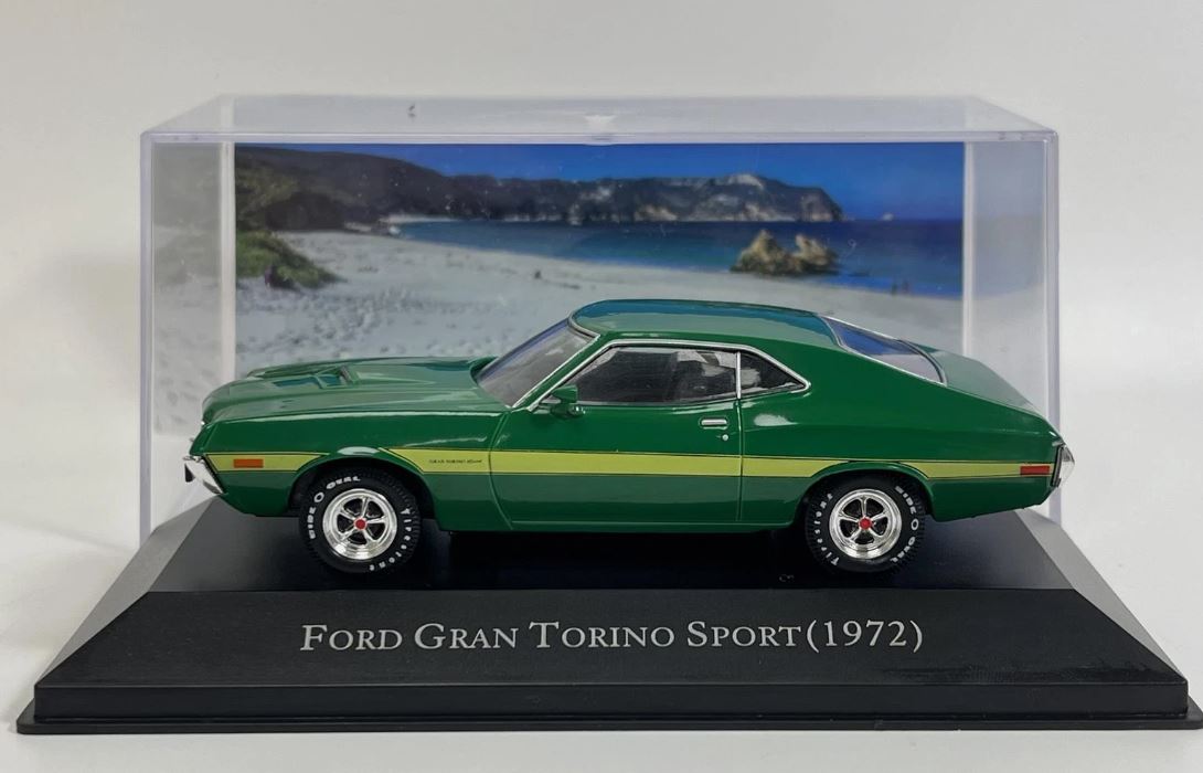 Ford Gran Torino Sport 1972 cu vitrina plexiglass - 1/43 Altaya