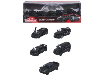 Set 5 masinute metalice Black Edition 2 - 1/64 Majorette