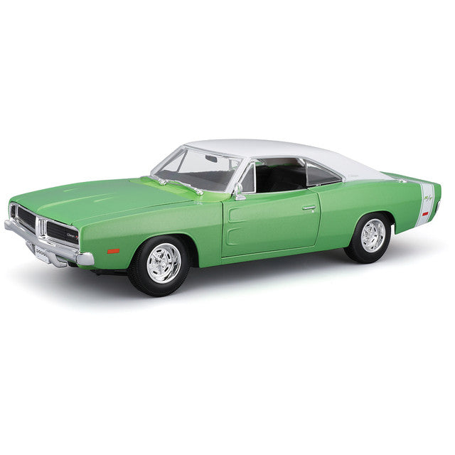 Dodge Charger R/T 1969 verde/alb - 1/18 Maisto