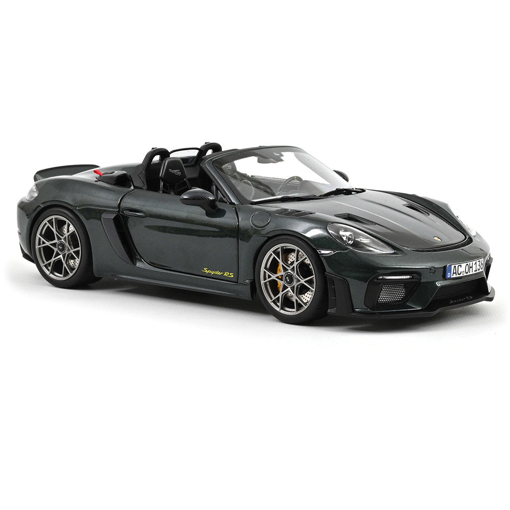 Porsche 718 Spyder RS 2023 weissach pack verde inchis - 1/18 Norev