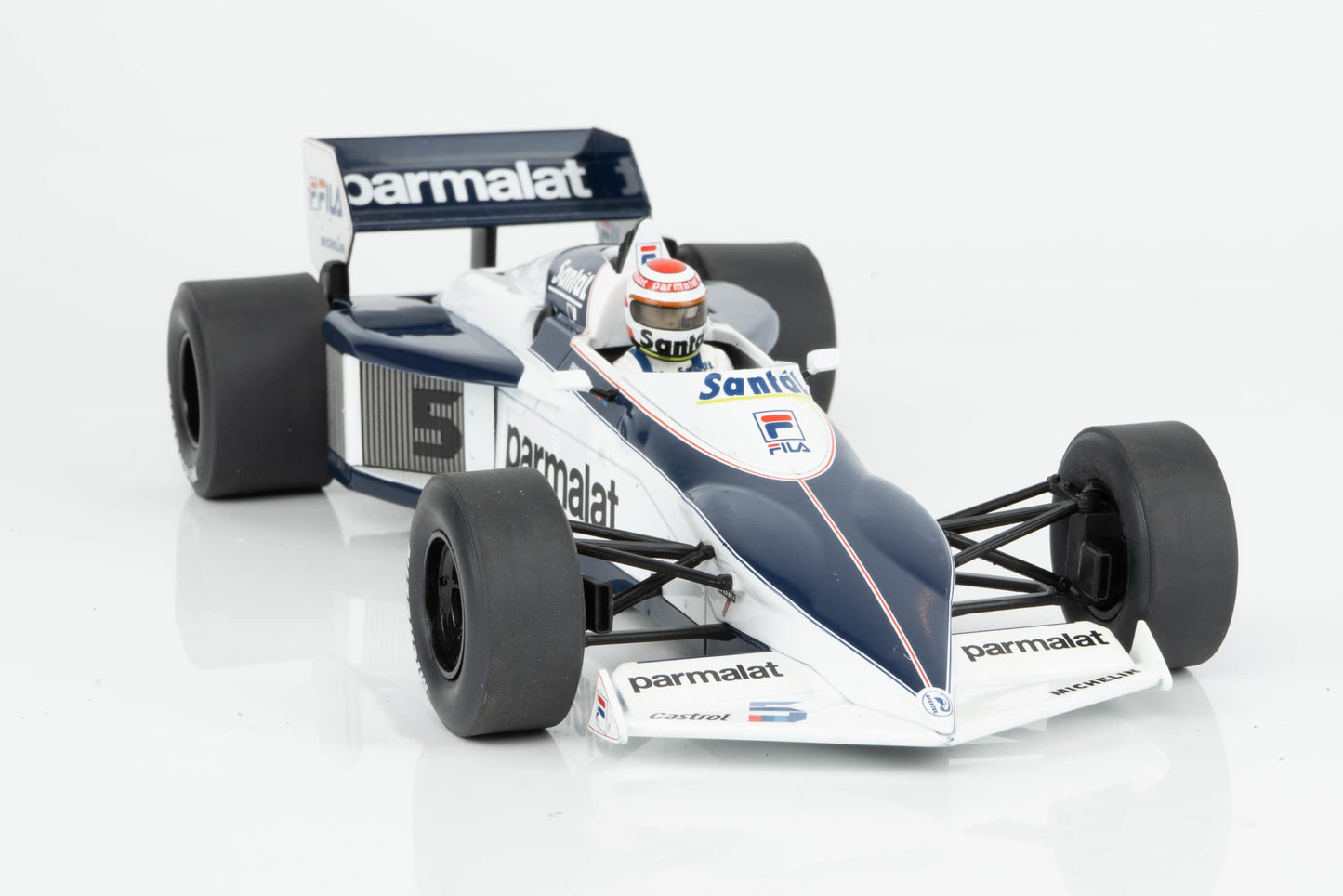 Formula 1 Brabham BT52 #5 Nelson Piquet Winner Brazilian GP 1983 - 1/18 Model Car Group