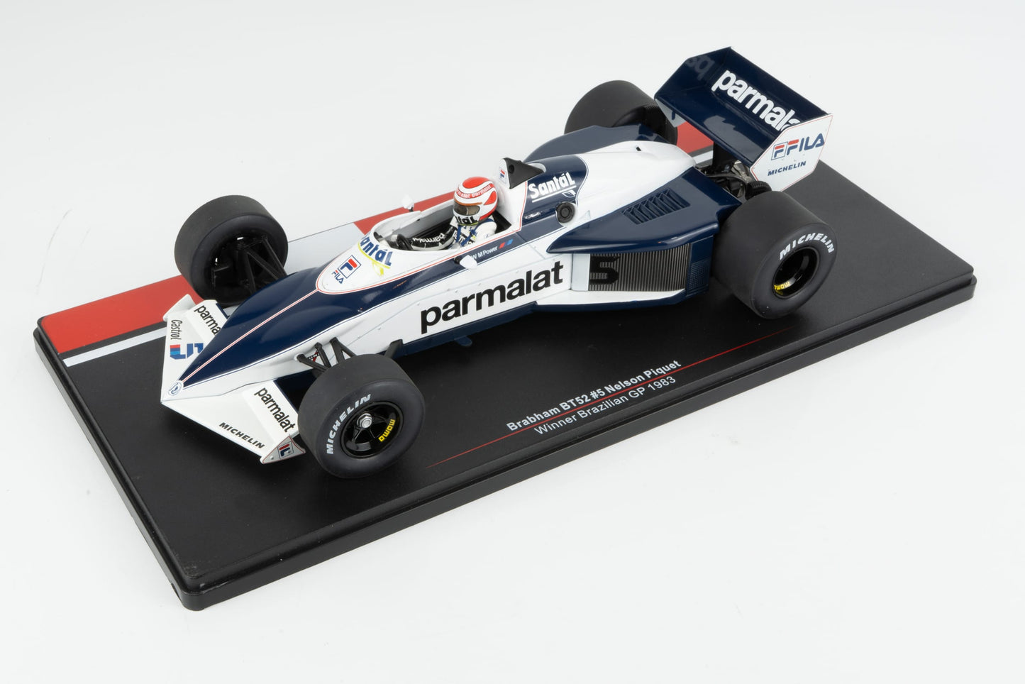 Formula 1 Brabham BT52 #5 Nelson Piquet Winner Brazilian GP 1983 - 1/18 Model Car Group