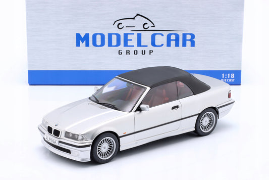BMW Alpina B3 3.2 Convertible Silver - 1/18 Model Car Group