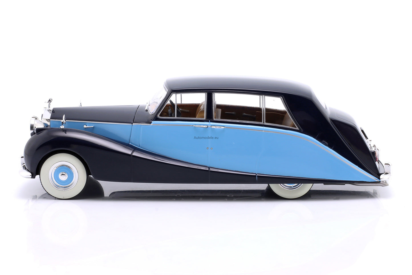 Rolls-Royce silver Wraith Empress by Hooper bleu/bleumarin - 1/18 Model Car Group