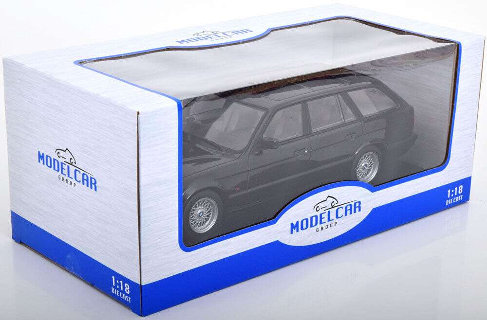 BMW 5-series E34 Touring negru - 1/18 Model Car Group