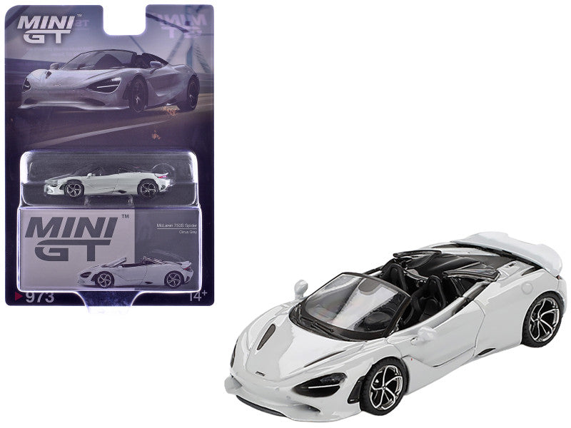 McLaren 750S Spider cirrus grey - 1/64 Mini GT