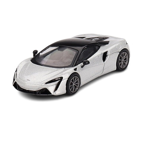 Mclaren Artura argintiu - 1/64 MiniGT