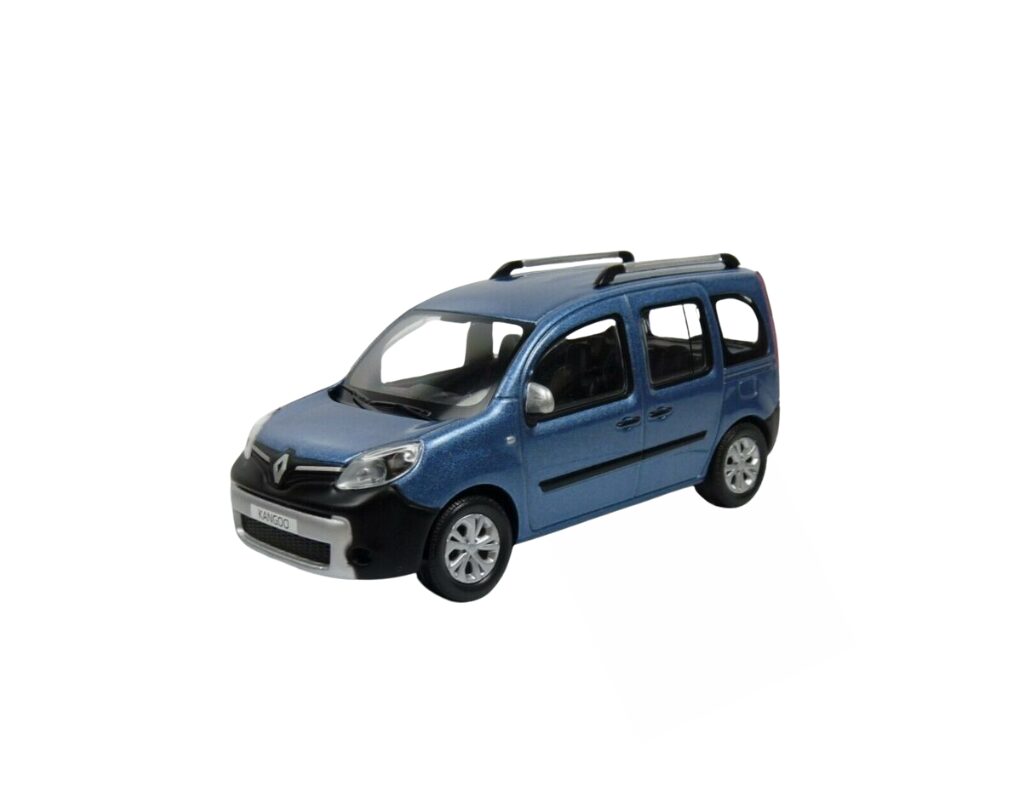 Renault Kangoo bleu cu vitrina plexiglass - 1/43 Norev
