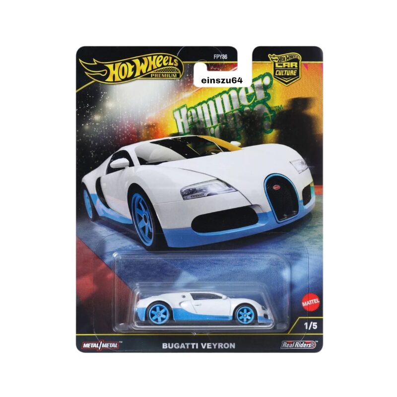 Masinuta Bugatti Veyron - 1/64 HW Premium