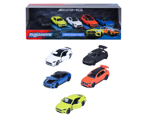 Set 5 masinute Mercedes-AMG - 1/64 Majorette
