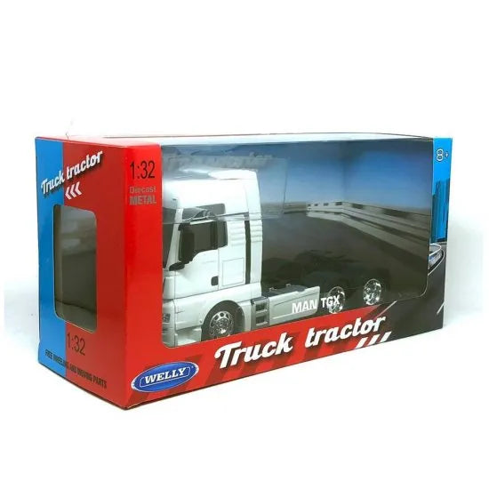 Camion Cap tractor Man Tgx alb - 1/32 Welly