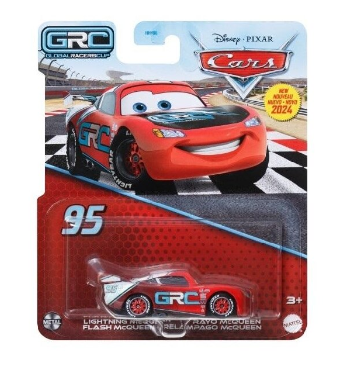 Masinuta Lightning Mcqueen Global Racers Cup - 1/55 Cars