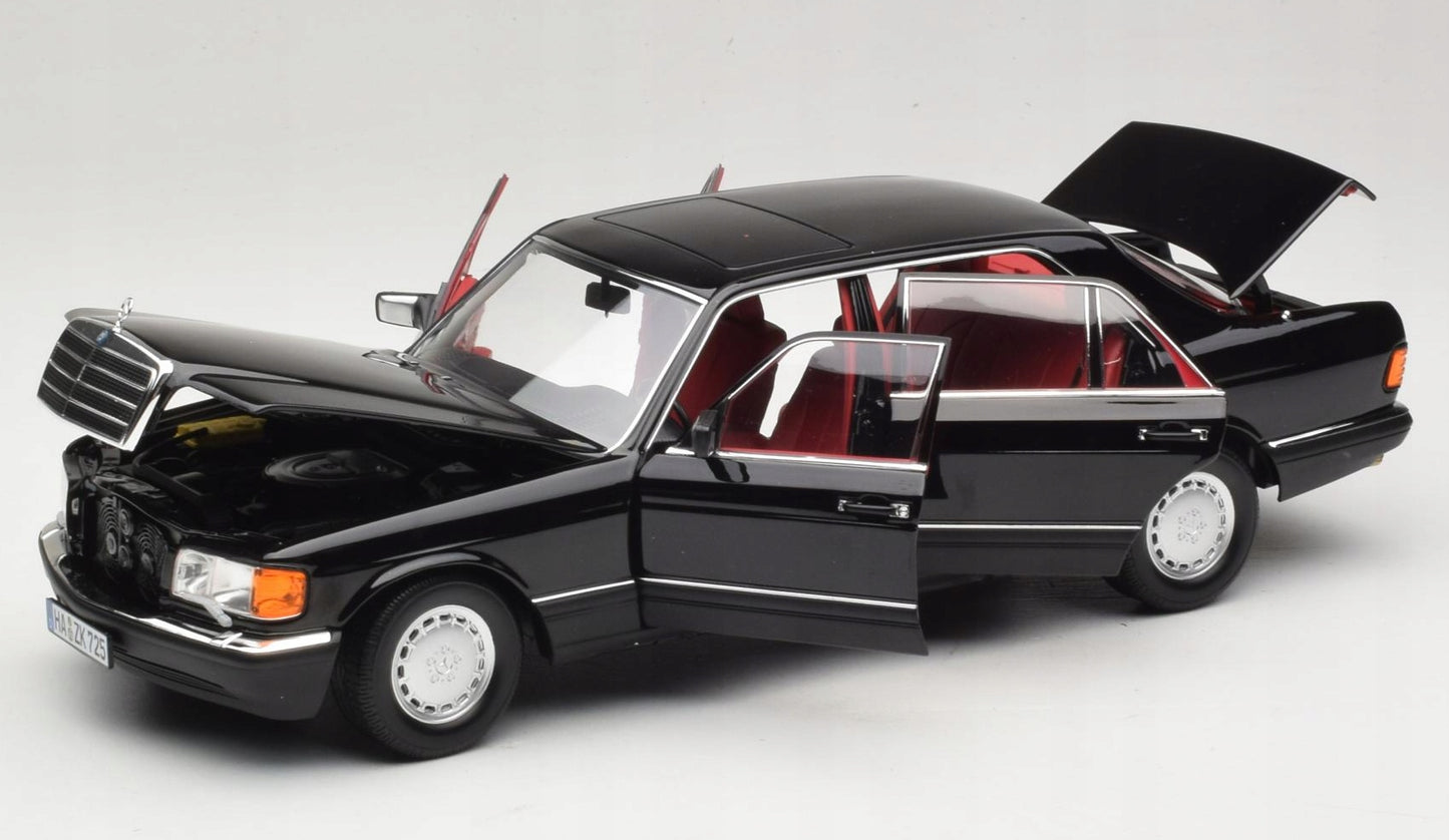 Mercedes-Benz 560 SEL W126 1991 negru - 1/18 Norev