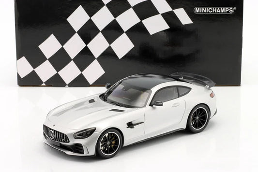 Mercedes-AMG GTR 2021 silver  1/384pcs - 1/18 Minichamps