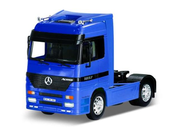 Camion Cap Tractor Mercedes-Benz Actros 1857 albastru - 1/32 Welly
