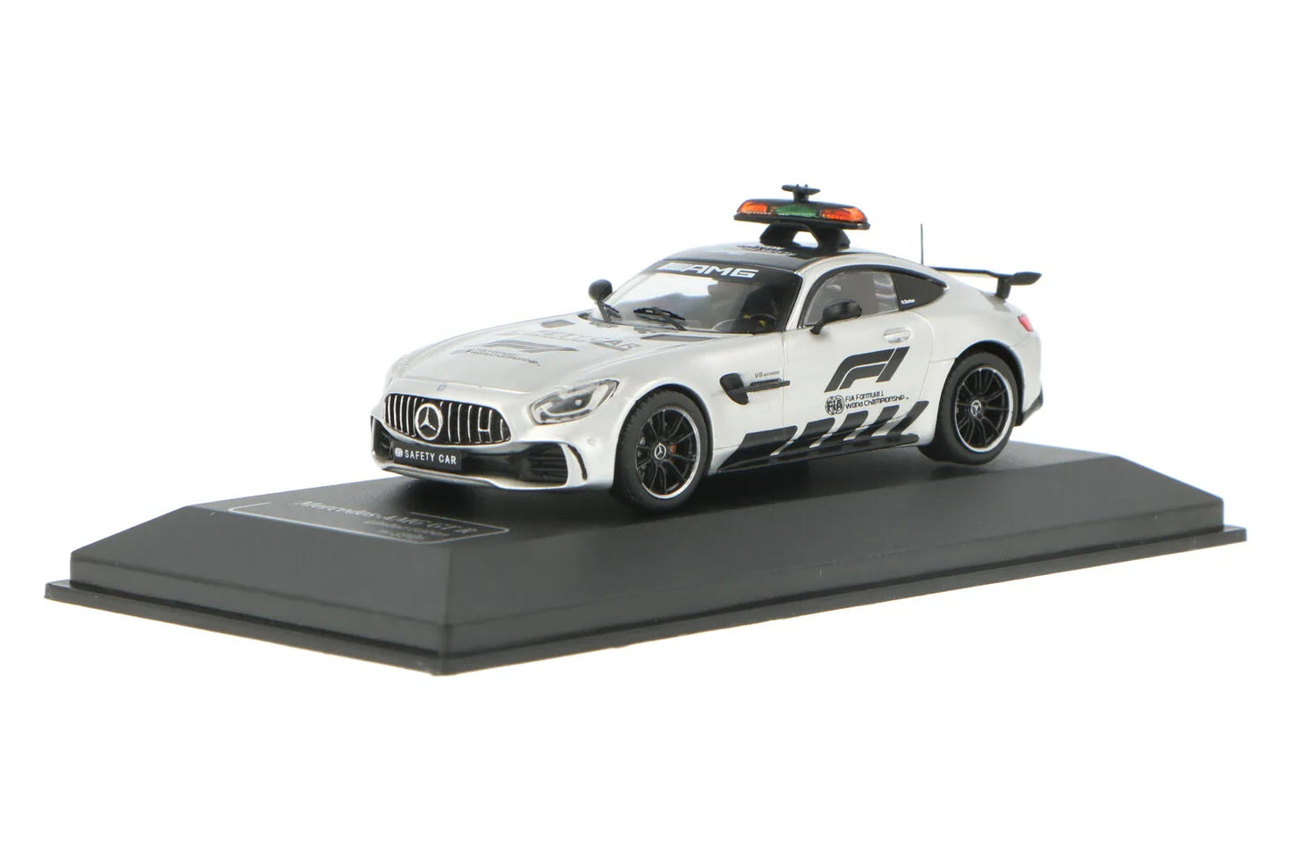 Mercedes-Benz AMG GT-R Safety Car gri cu vitrina plexiglass - 1/43 CMR