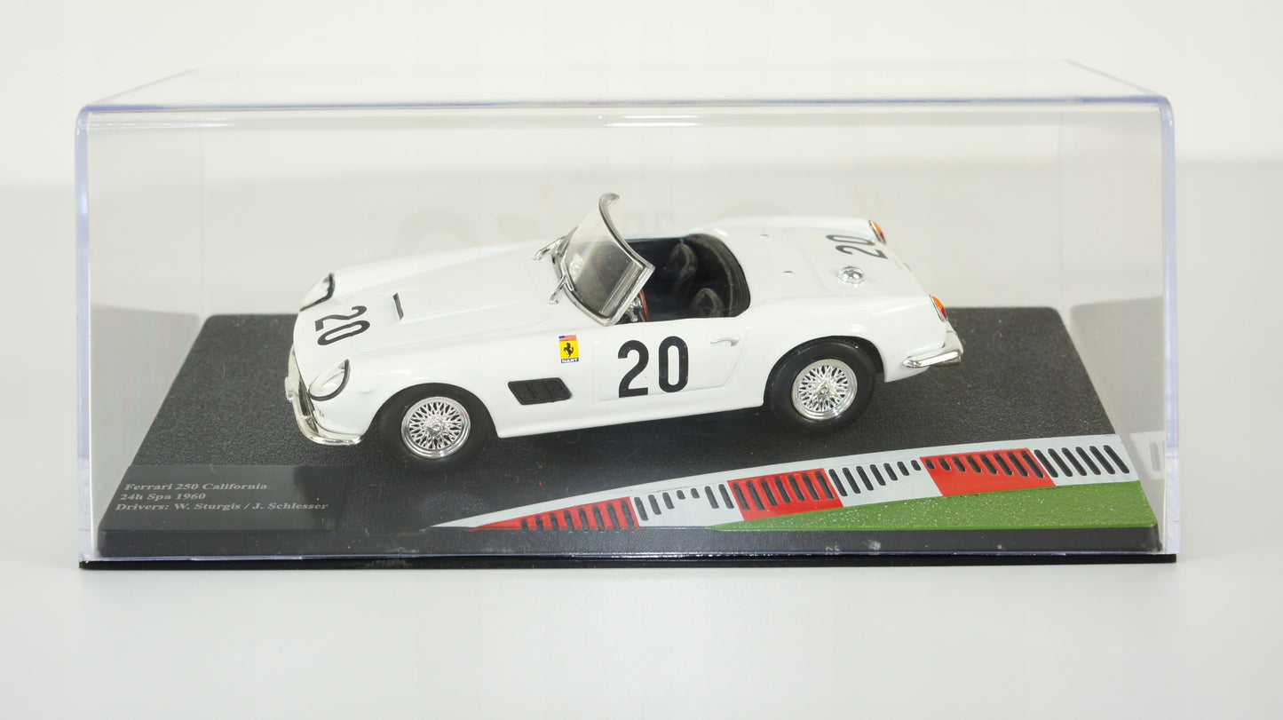 Ferrari 250 California 24h Spa 1960 #20 cu vitrina plexiglass - 1/43 Altaya