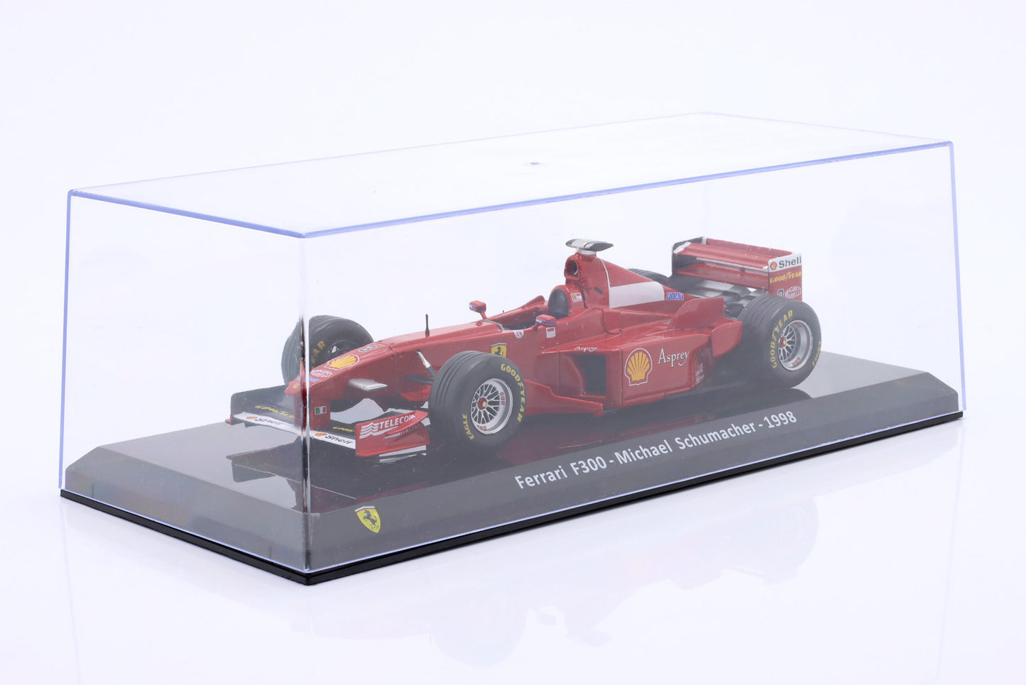 Formula 1 Ferrari F300 - Michael Schumacher 1998 #3 cu vitrina plexiglass - 1/24 Premium Collectibles