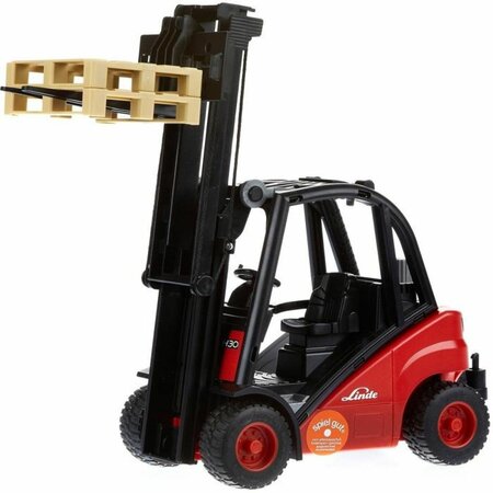 BRUDER 02511 - Stivuitor Linde H30D cu 2 paleti