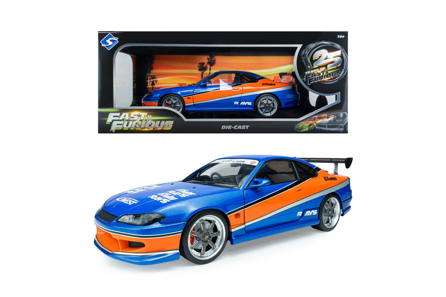 Nissan Silvia (S15) Tokyo Drift Mona Lisa 2006 Fast & Furious - 1/18 Jada