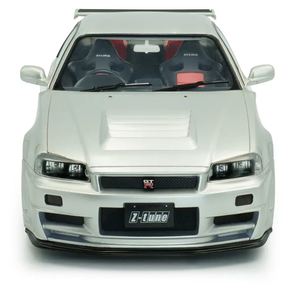 Nissan Skyline GT-R R34 Ztune silver 1999 - 1/18 Solido