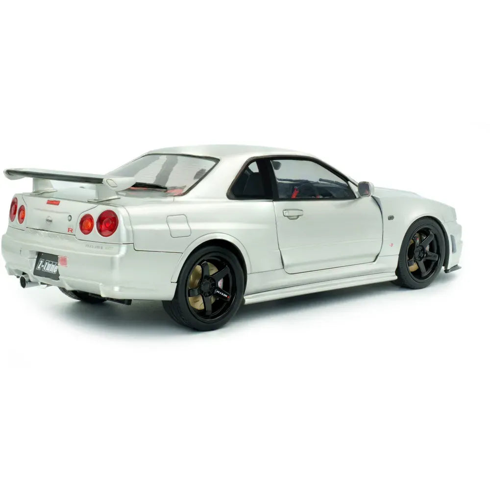 Nissan Skyline GT-R R34 Ztune silver 1999 - 1/18 Solido
