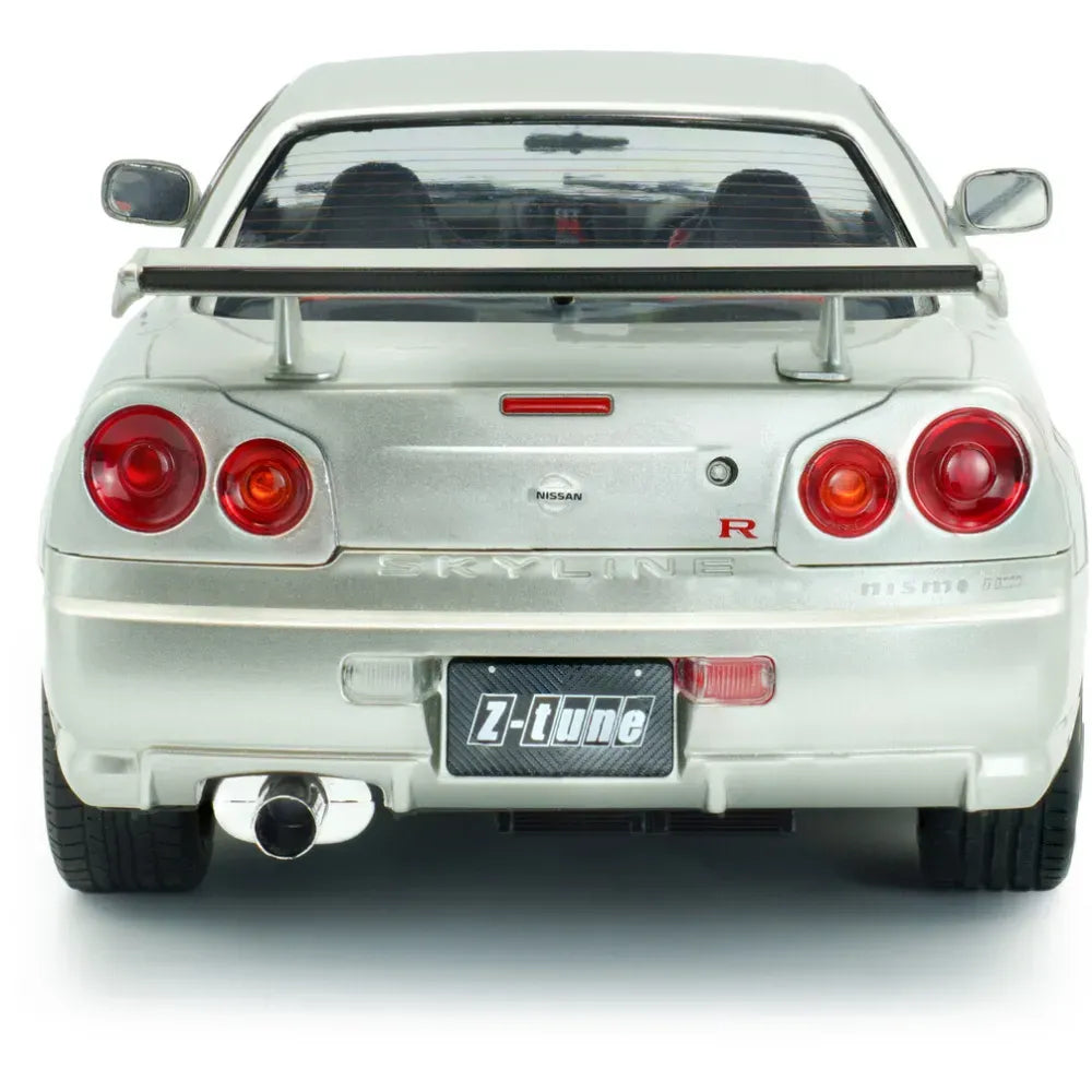 Nissan Skyline GT-R R34 Ztune silver 1999 - 1/18 Solido