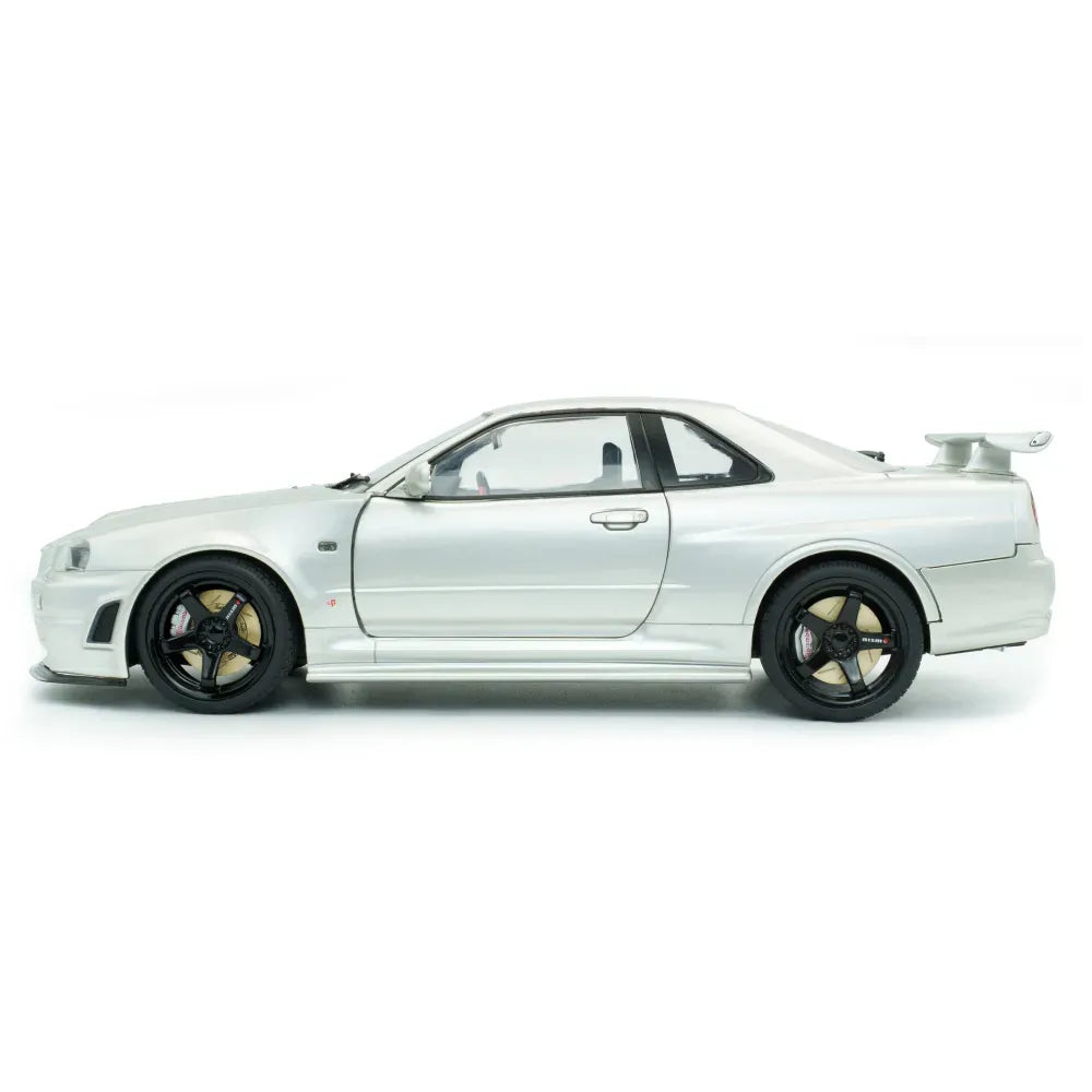 Nissan Skyline GT-R R34 Ztune silver 1999 - 1/18 Solido