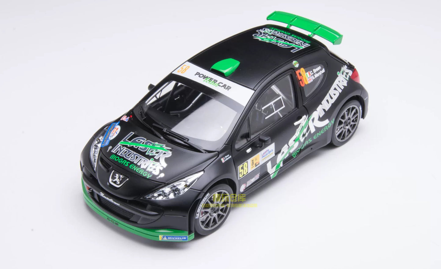 Peugeot 207 S2000 #58 C.Breen / S.Marshall Monza Rally Show 2013 limited edition 1999pcs - 1/18 Sun Star