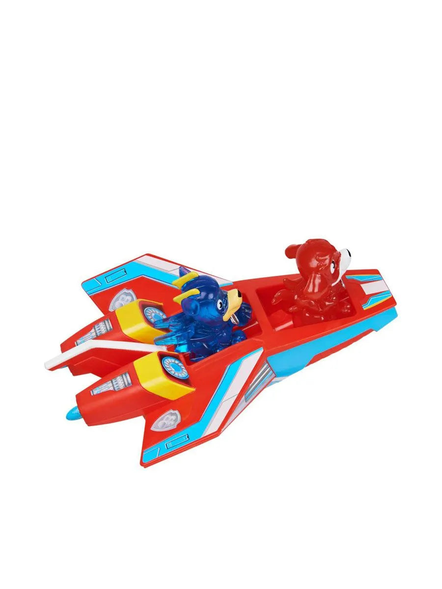 Set de joaca Paw Patrol - Avion cu figurine Chase si Marshall