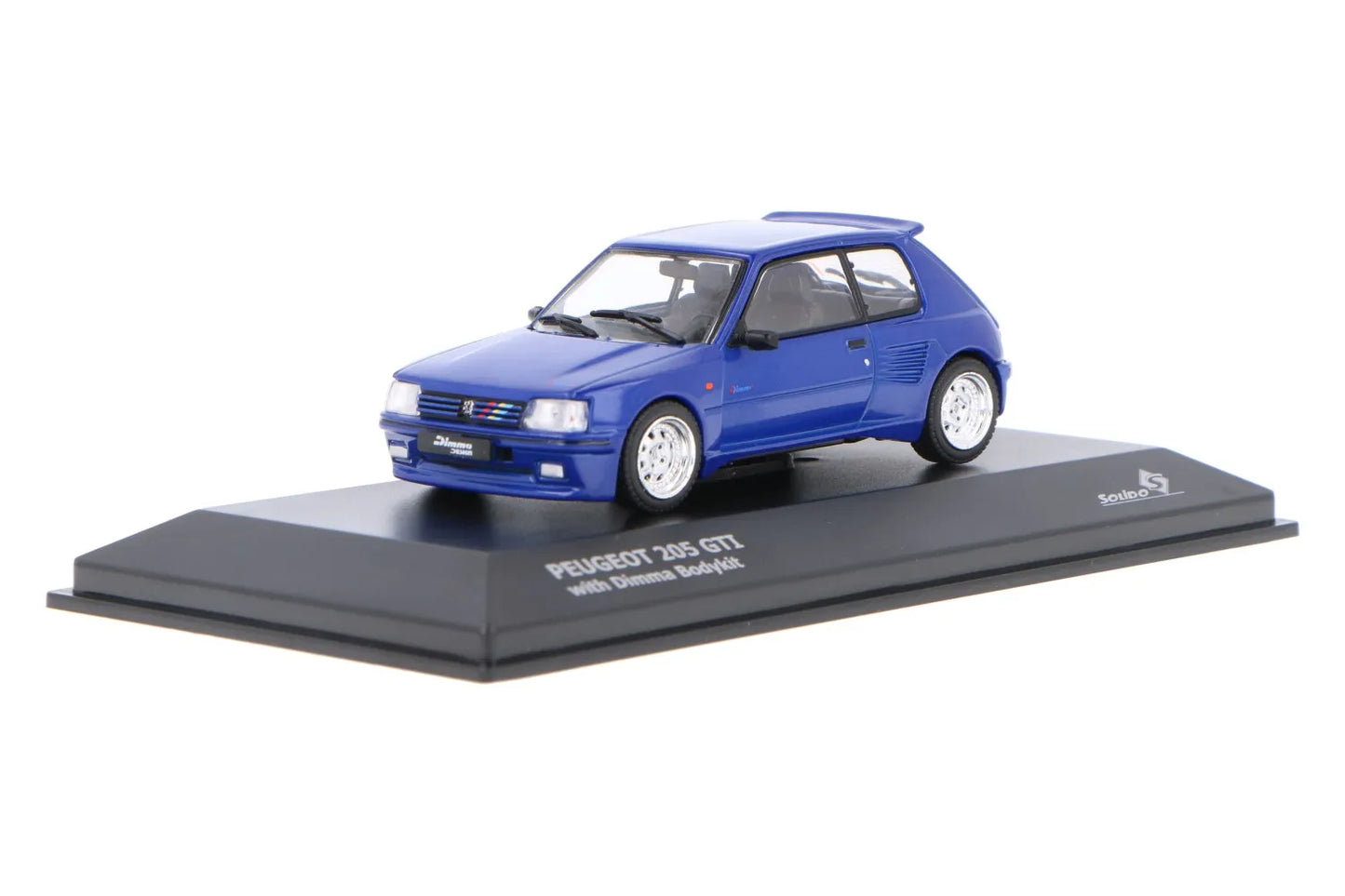 Peugeot 205 GTI Dimma Bodykit cu vitrina plexiglass - 1/43 Solido