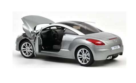 Peugeot RCZ 2010 mercury grey - 1/18 Norev