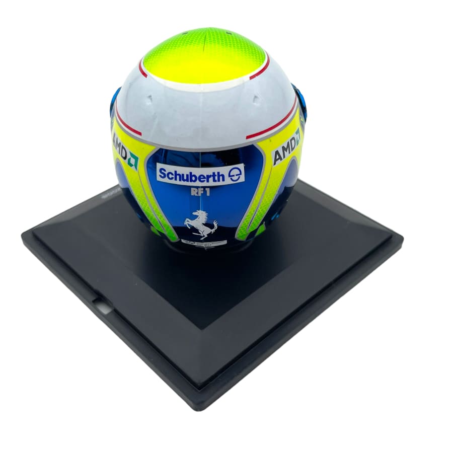 Casca Felipe Massa #2 Scuderia Ferrari F2008 formula 1 2008 cu vitrina plexiglass - 1/5 Spark