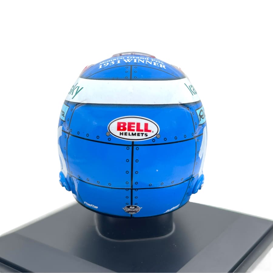 Casca Charles Leclerc Scuderia Ferrari #16 Monaco GP 2021 cu vitrina plexiglass - 1/5 Spark