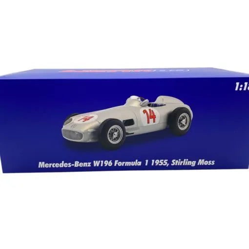 Set Mercedes Blue Wonder si Mercedes-Benz W196 #14 Formula 1 1955 - 1/18 Werk83