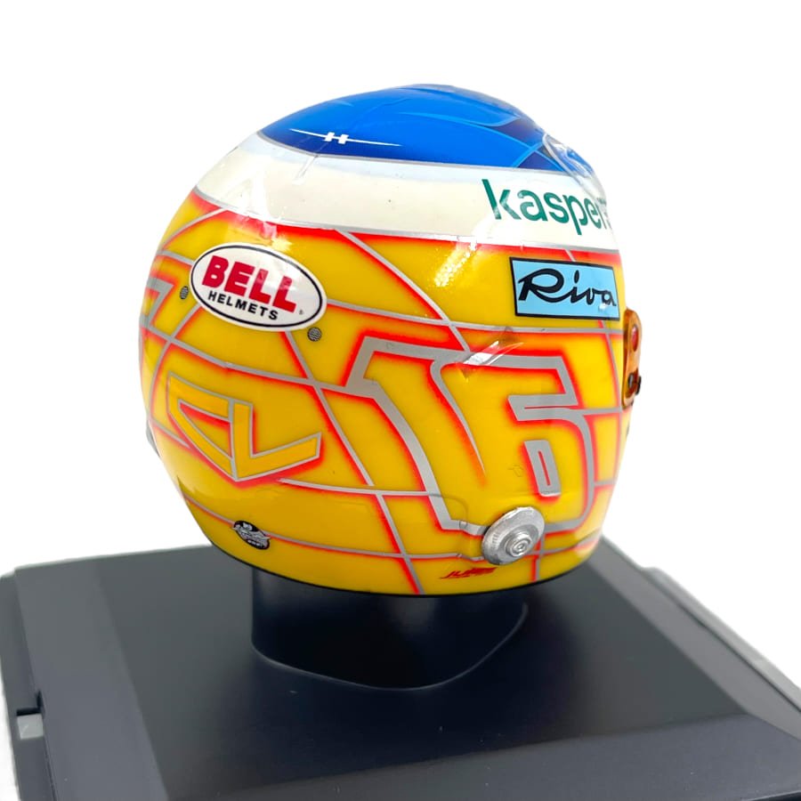 Casca Charles Leclerc Ferrari #16 France GP Formula 1 2021 cu vitrina plexiglass - 1/5 Spark