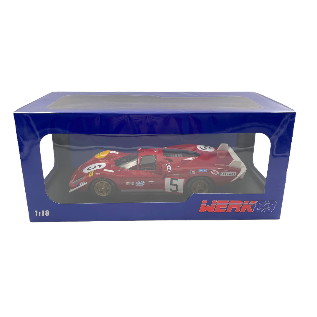 Ferrari 512S #5 Le Mans 24h 1970 rosu - 1/18 Werk83
