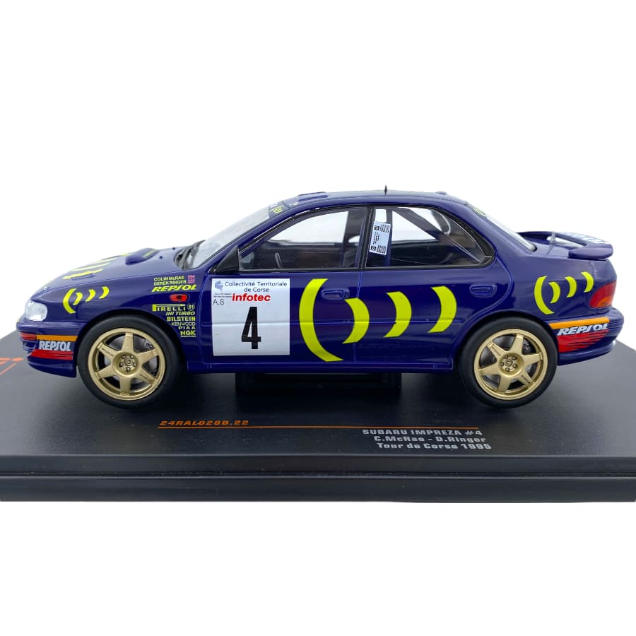 Subaru Impreza #4 C.McRae - D.Ringer Tour de Corse 1995 - 1/24 Ixo Models