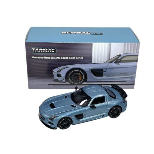 Mercedes-Benz SLS AMG Coupe Black Series matte blue - 1/64 Tarmac